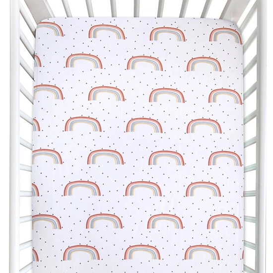 Fisher Price Fisher-Price® In The Clouds Crib Sheet In White Multi 2 Fisher Price Fisher-Price® In The Clouds Crib Sheet In White Multi - Image 2