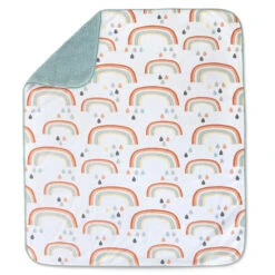 Fisher Price Fisher-Price&reg; In The Clouds Sherpa Blanket & Booties In White/Blue Multi -Fisher Price Shop unnamed file 1269