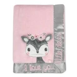 Fisher Price Fisher-Price® Woodland Wonders Blanket In Pink/Grey