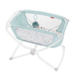 Fisher Price Fisher-Price® Rock With Me Bassinet Blue/white