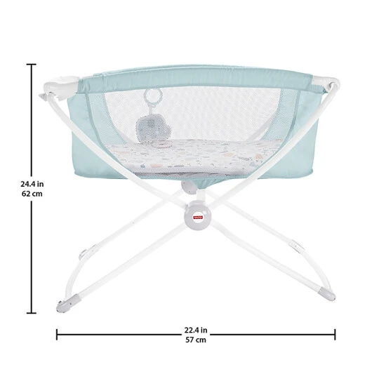 Fisher Price Fisher-Price® Rock With Me Bassinet Blue/white 7 Fisher Price Fisher-Price® Rock With Me Bassinet Blue/white - Image 7