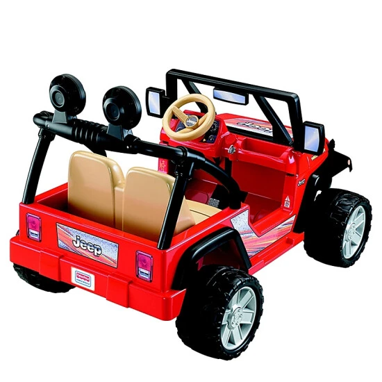 Fisher Price Fisher-Price® Power Wheels® Jeep® Wrangler Red 2 Fisher Price Fisher-Price® Power Wheels® Jeep® Wrangler Red - Image 2