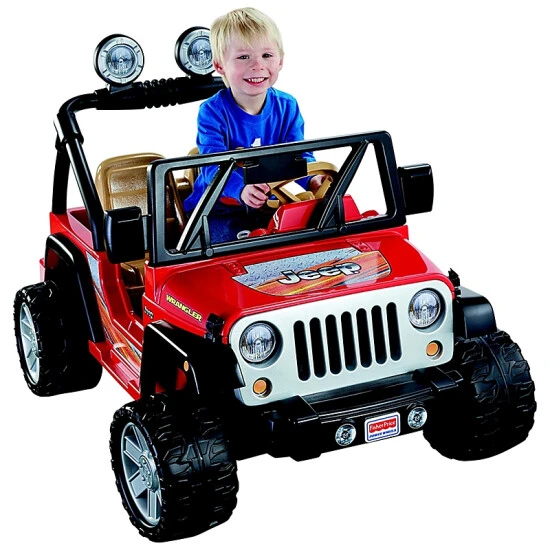 Fisher Price Fisher-Price® Power Wheels® Jeep® Wrangler Red 3 Fisher Price Fisher-Price® Power Wheels® Jeep® Wrangler Red - Image 3