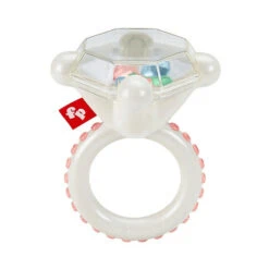 Fisher Price Fisher-Price® Rock N Rattle Teether Ring Grey