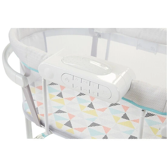 Fisher Price Fisher-Price® Soothing Motions™ Bassinet In Windmill Grey 3 Fisher Price Fisher-Price® Soothing Motions™ Bassinet In Windmill Grey - Image 3