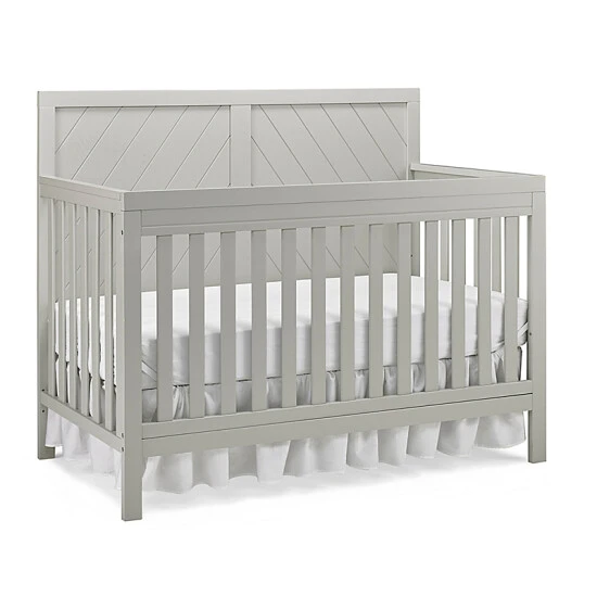Fisher Price Fisher-Price® Buckland 4-in-1 Convertible Crib In Misty Grey 1 Fisher Price Fisher-Price® Buckland 4-in-1 Convertible Crib In Misty Grey