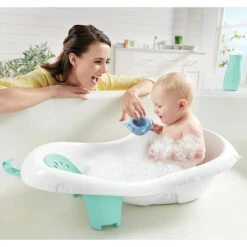 Fisher Price Fisher-Price® 4-in-1 Sling 'n Seat Bath Tub In Grey/Blue -Fisher Price Shop unnamed file 40