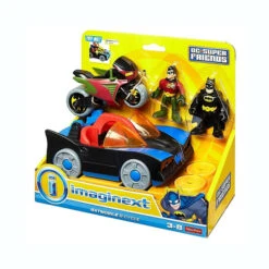 Fisher Price Fisher-Price Imaginext DC Super Friends, Imaginext Batmobile And Cycle Multicolor