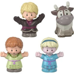 Fisher Price Fisher-Price Little People - Disney Frozen Young Anna And Elsa & Friends, Set Of 4 Multicolor