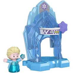 Fisher Price Fisher-Price Little People - Disney Frozen Elsa's Palace Portable Playset With Figure Multicolor