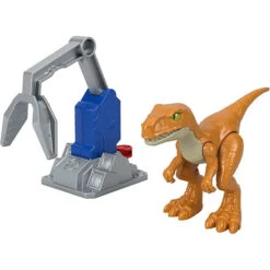 Fisher Price Fisher-Price Imaginext Jurassic World Dominion Atrociraptor 'Tiger' Dinosaur Toy With Trap Multicolor