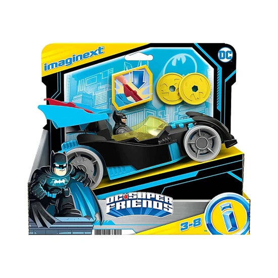 Fisher Price Imaginext DC Super Friends Bat-Tech Racing Batmobile Figure Set Multi-color 1 Fisher Price Imaginext DC Super Friends Bat-Tech Racing Batmobile Figure Set Multi-color