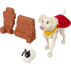 Fisher Price Fisher-Price DC League Of Super-Pets Hero Punch Krypto, Figure Set With Dog And Accessories Multicolor