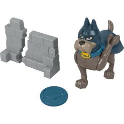 Fisher Price Fisher-Price DC League Of Super-Pets Disk Launch Ace, Figure Set With Dog And Accessories Multicolor