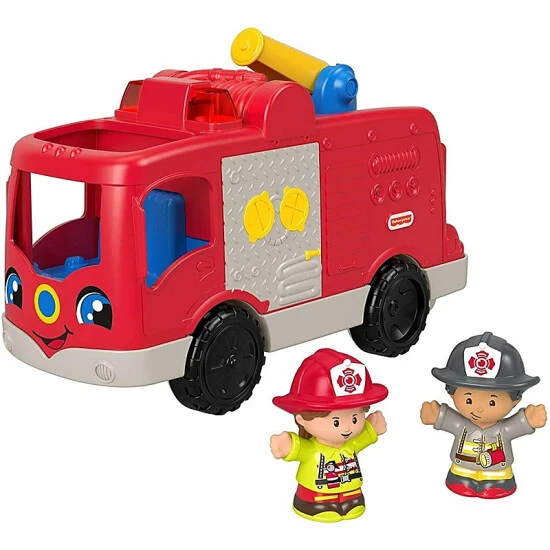 Fisher Price Fisher-Price Little People Helping Others Fire Truck, Musical Toy Fire Engine With Figures Multi 1 Fisher Price Fisher-Price Little People Helping Others Fire Truck, Musical Toy Fire Engine With Figures Multi