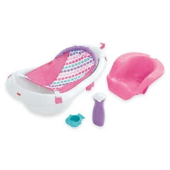 Fisher Price Fisher-Price® 4-in-1 Sling N Seat Bath Tub In Pink/White