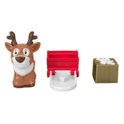 Fisher Price Fisher-Price Little People Figure And Accessoy Set, Reindeer & Christmas Present Multicolor
