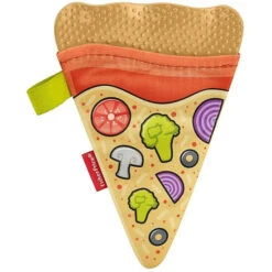 Fisher Price Fisher-Price Pizza Slice Teether, BPA-Free Silicone Baby Toy Multicolor
