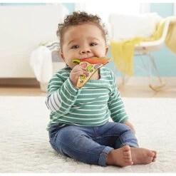 Fisher Price Fisher-Price Pizza Slice Teether, BPA-Free Silicone Baby Toy Multicolor -Fisher Price Shop unnamed file 714