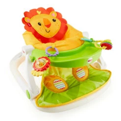Fisher Price Fisher-Price Sit-Me-Up Floor Seat With Toy Tray, Lion Multi