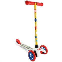 Fisher Price 3-Wheel Tilt And Turn Scooter Yellow And Red