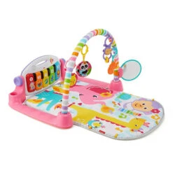 Fisher Price Fisher-Price Deluxe Kick & Play Piano Gym Pink Multicolor