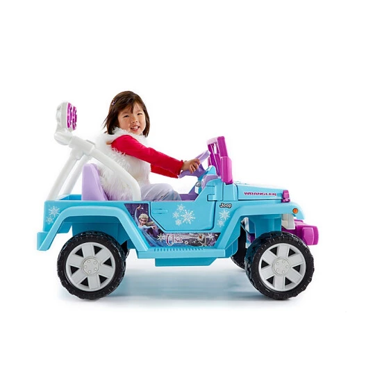 Fisher Price Fisher-Price® Power Wheels® Disney Frozen Jeep® Wrangler Blue 7 Fisher Price Fisher-Price® Power Wheels® Disney Frozen Jeep® Wrangler Blue - Image 7